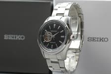 SEIKO Presage Mechanical 4R38-00S0 Black Dial Men's AT Watch [N MINT Box Paper]
