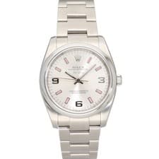 ROLEX Air-King Silver 114200 Wrist Size 17cm Used Watch #41721