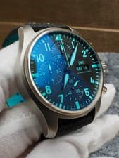IWC Pilot Chronograph Manufacturer Petronas Mercedes 99% LNIB Full Set IW388108
