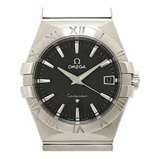 OMEGA WATCH CONSTELLATION 123.10.35.60.01.001 QUARTZ DATE STAINLESS STEEL MEN'S