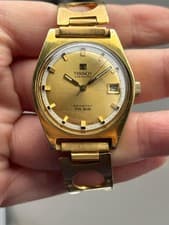 Vintage Tissot Visodate Seastar PR 516 Date Swiss 782-1 Men’s Watch 35mm 1970s