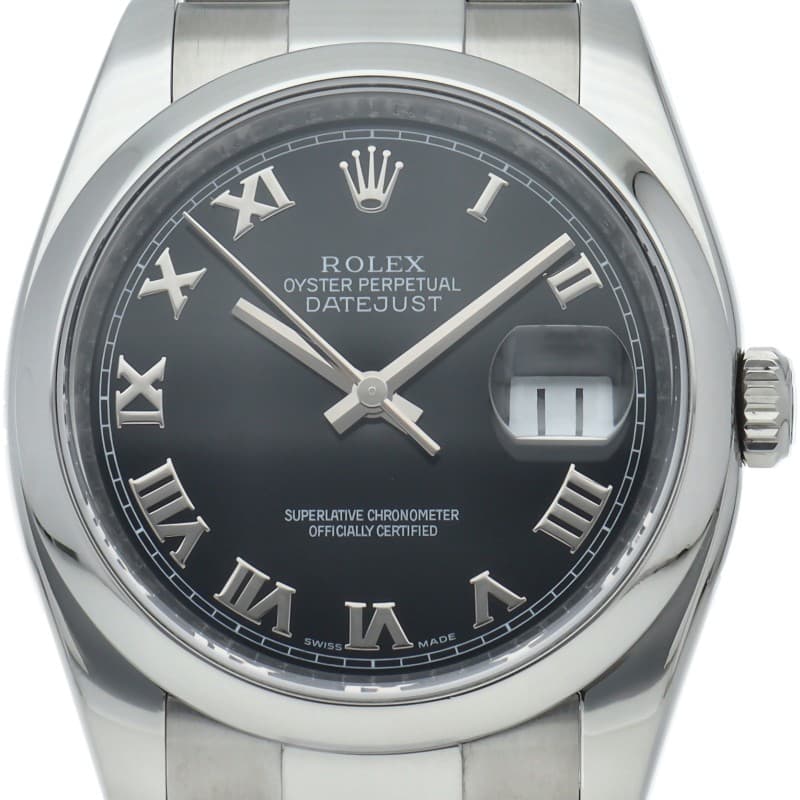 ROLEX Datejust 36 Men's Watch Oyster 116200(M) Stainless Steel mensWatch bla...