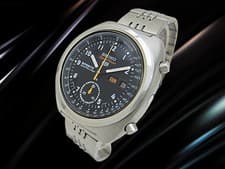 SEIKO Watch 5 Sports Speedtimer 6139-7010 Cushion Black Dial Automatic Winding