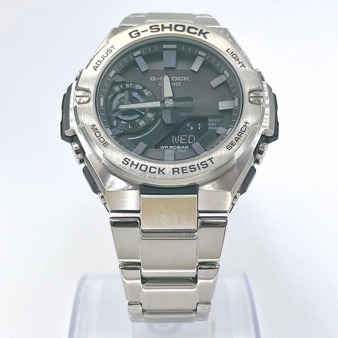 Casio G Shock GST B500D Metal Solar Wristwatch World Time wrist 17cm