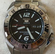 Seiko 5 Sports SRP-TS Automatic Watch Used Tested From Japan