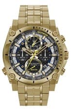 Bulova 97B218 Icon Chrono Calendar Precisionist 47 MM Watch With Free Gift