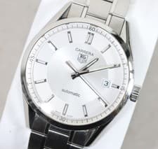 Tag Heuer Carrera Automatic Stainless Steel 39mm Silver Dial Men's Watch WV211A3