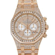 AUDEMARS PIGUET Royal Oak Chronograph 26322OR.ZZ.1222OR.01 diamond WATCH 725399