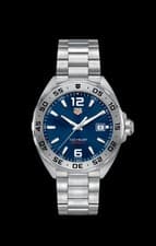 TAG HEUER FORMULA 1 BLUE DIAL 41MM SWISS QUARTZ 200M WATCH WAZ1118