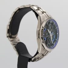 Casio Oceanus OCW-S1000 Solar Chronograph Black Blue Dial Men's Watch Box Japan