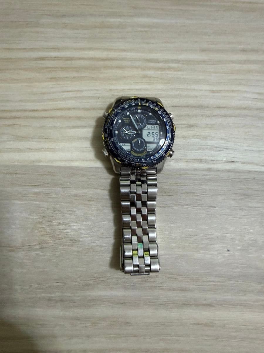 Citizen C300-Q00842 Promaster Navihawk Blue Angels Men's Quartz Watch Scratches