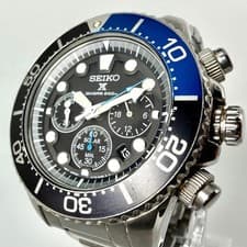 SEIKO Prospex Diver's Watch 200m V175-0AD0 Chronograph Solar Quartz 44mm