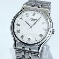 Seiko Credor Ordinaire 8J86 6A00 Quartz Watch 17.5cm 6.89in Roman Dial Working