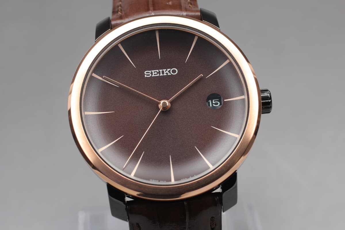 Rare [MINT]  SEIKO Limited 6R15-00L0 Bronze Automatic Men's Watch From JAPAN