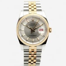 Rolex Two-Tone Tuxedo Dial Roulette Date Wheel Datejust 116233 White 154946570
