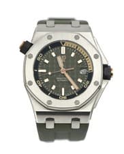 Audemars Piguet Royal Oak Diver Khaki Stainless Steel Watch 15720ST