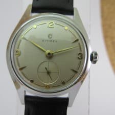 Citizen vintage manual wind watch 1950s with small seconds used