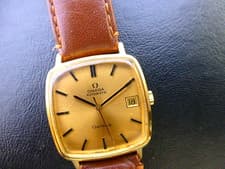 OMEGA AUTOMATIC GENEVE CAL.1012 CASE# 162 0060 GOLD COLOR