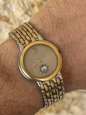 Movado Museum Watch Dubai International Marine Club Two Tone Mens 34mm Swiss