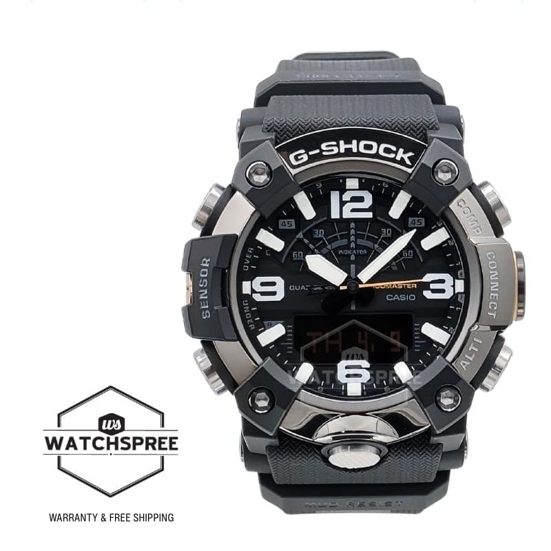 Casio G-Shock Mudmaster Bluetooth Bio-Based Black Resin Band Watch GG-B100XMB-1A