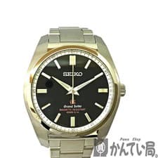 GRAND SEIKO SBGX093 9F61-0AD0 Quartz Stainless Steel Black Dial Used
