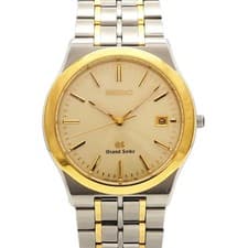 Seiko Grand SBGG002 8N65-9000 Gold Dial Men's Watch GZl1gyjb