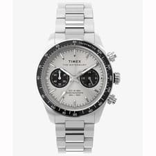 TIMEX TW2Y19200 Heritage Chronograph Watch 39mm Stainless Steel Bracelet
