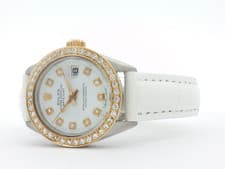 Rolex Lady-Datejust 26mm White Dial 18kt Yellow Gold & Stainless Steel 6917