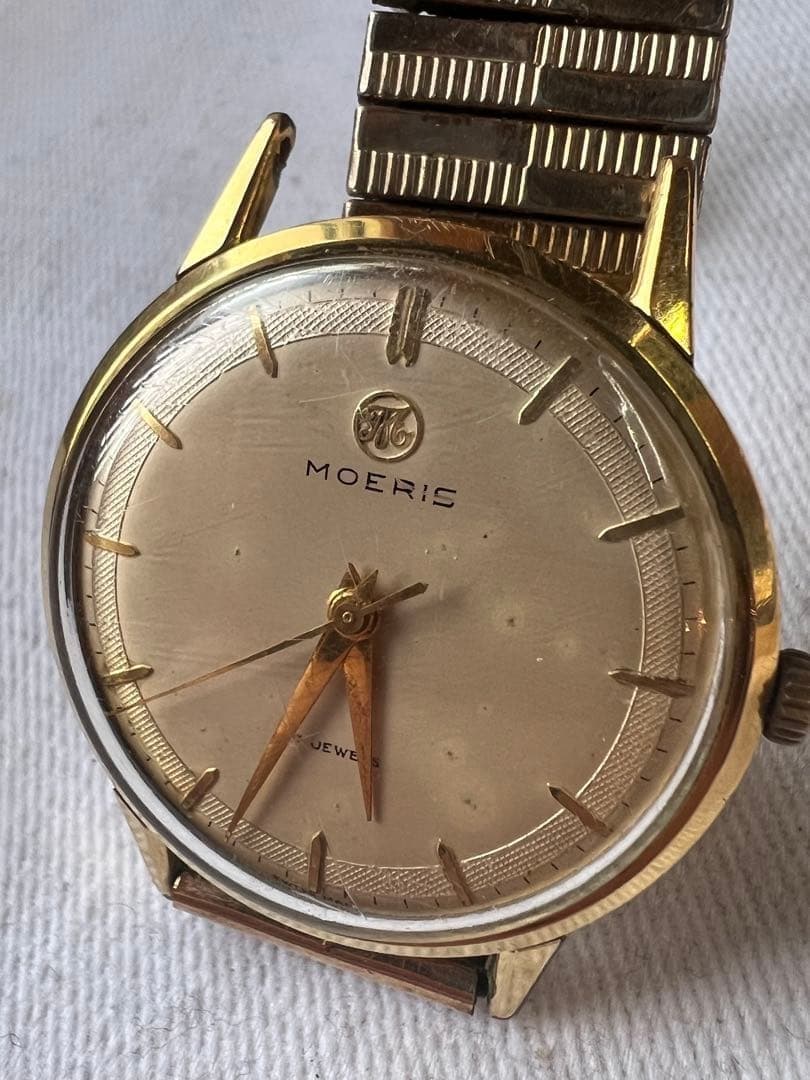 MOERIS Vintage Manual Watch 17J -Plat Rare