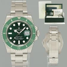 2024 Rolex CPO & PAPERS Rolex Submariner Hulk Green Ceramic 116610LV Steel Watch