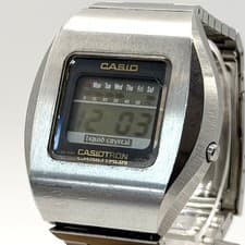 Casio Casiotron Vintage Quartz Digital Watch New Battery Operated Used