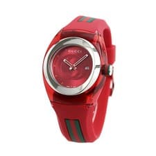 New GUCCI Women s Watch YA137303 Sync 36mm SYNC 36mm Quartz Red x Red Analog Dis