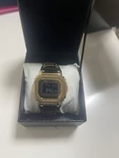 G-Shock GMW-B5000-9JF Full Metal Gold Digital Watch Used G407