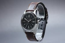 [Exc+5] HAMILTON Khaki Field H705950 Automatic Black Dial Men's Watch From JAPAN