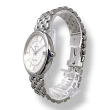 Omega De Ville Prestige Silver Quartz Men's Working