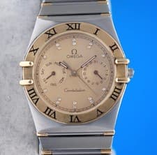Mens Omega Constellation 18K Gold watch - Day / Date - Gold Diamond Dial