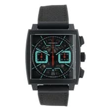 NEW Tag Heuer Monaco Black Dial Titanium 39mm Automatic Men’s Watch CBL2184