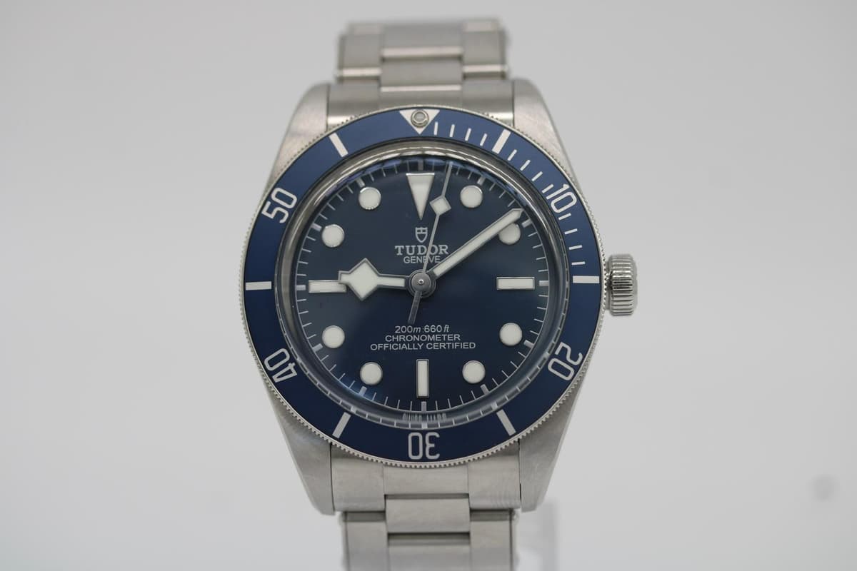 TUDOR Black Bay Blue Men's Watch with Black/Silver Hour Marker - 79030B