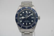 TUDOR Black Bay Blue Men's Watch with Black/Silver Hour Marker - 79030B
