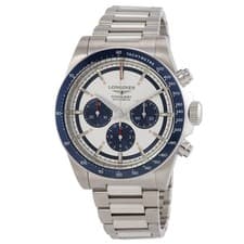 Longines Conquest Chronograph Automatic Silver Dial Men's Watch L3.835.4.98.6