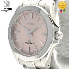 [Near MINT] Grand SEIKO GS 4J51-0AB0 STGF043 Pink Dial Silver Womens Watch JAPAN