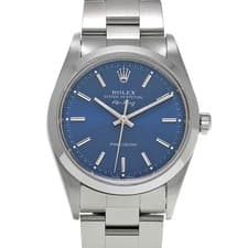 ROLEX Air-King 14000M blue WATCH 726860