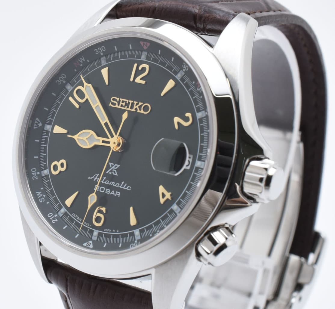 [Top Mint] Seiko Alpinist Prospex 6R35-00E0 SBDC091 Green Men's Watch Automatic