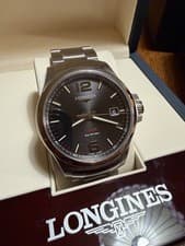Longines Conquest V.H.P. Perpetual Black Dial Men's Watch L3.716.4.56.6