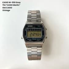 CASIO W 550 CASIO Marlin Gray vintage