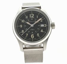 [Near MINT] Hamilton Khaki Field H70595963  Automatic Green Dial Men's Watch JPN