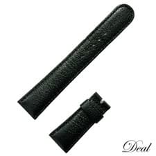 Rolex Leather Belt A7162 Black Men's Watch Strap Genuine Leather From Japan