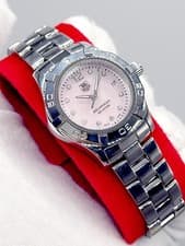 [N.MINT] Tag Heuer Aquaracer Diamond Pink Dial Watch Ladies WAF141A