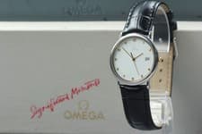 1988 Near MINT/Box, Paper OMEGA De Ville 32mm 196.0312.1 Quartz Men's Vintage