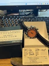 Orange Seiko Monster Orange Men's Watch - SNM037 super rear !! land monster